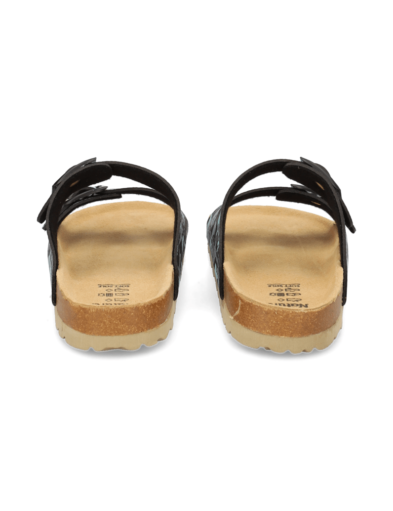 Natura-Hausschuh-schwarz