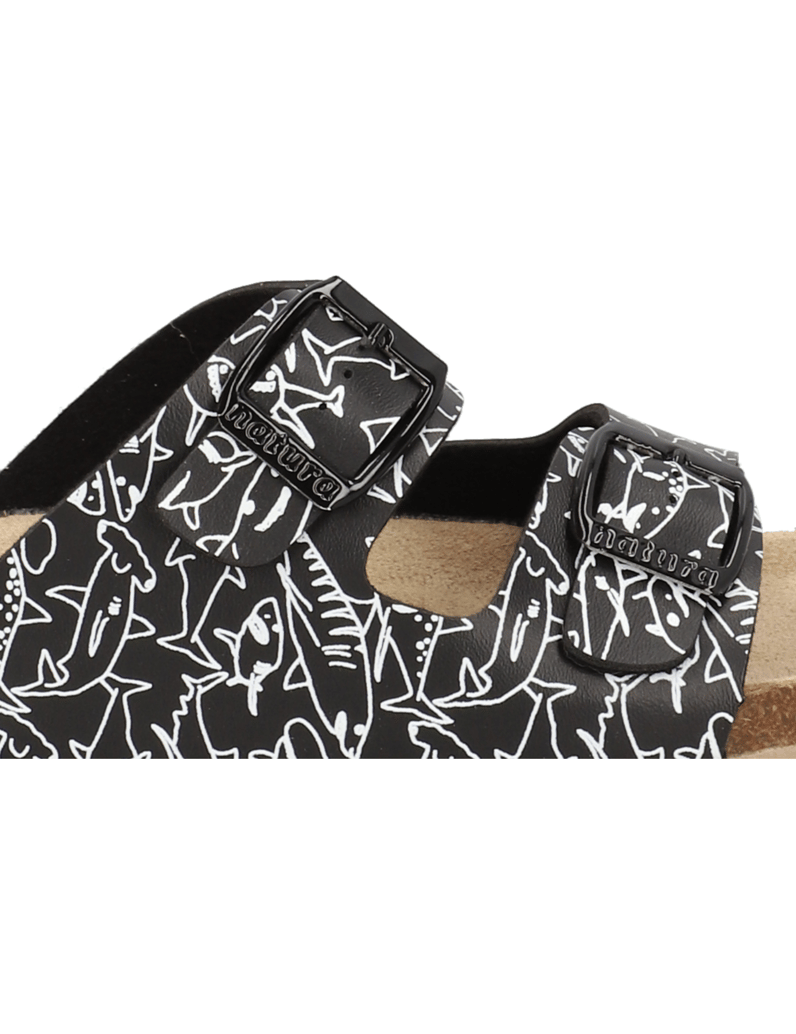 Natura-Pantoffel-schwarz