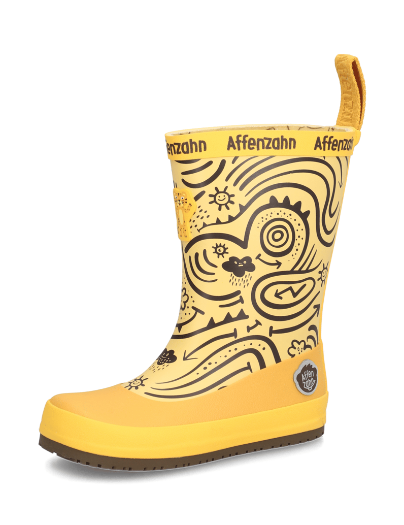 Affenzahn-GUMMISTIEFEL-VEGAN-PLASHY-TIGER-gelb