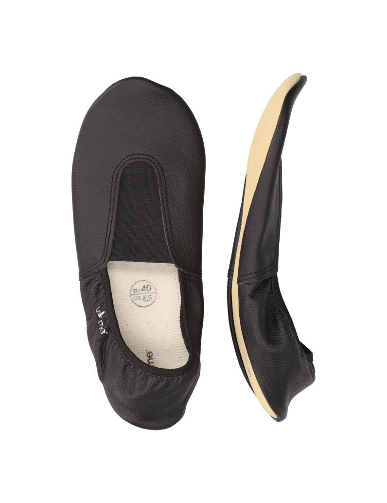 U&ME-Glattleder-Gymnastik-schwarz