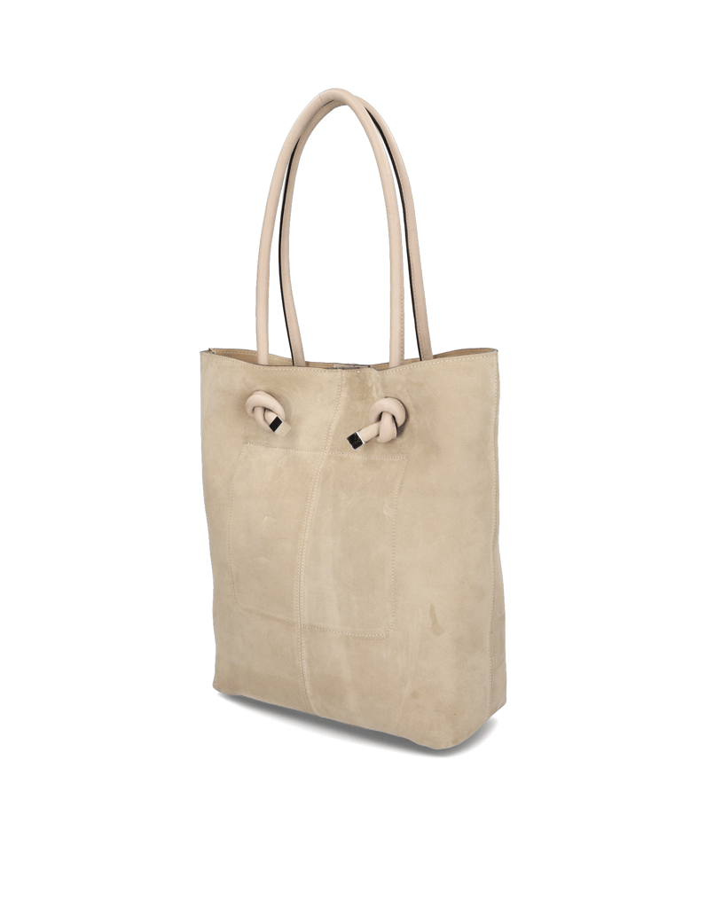 Lazzarini-Veloursleder-Shopper