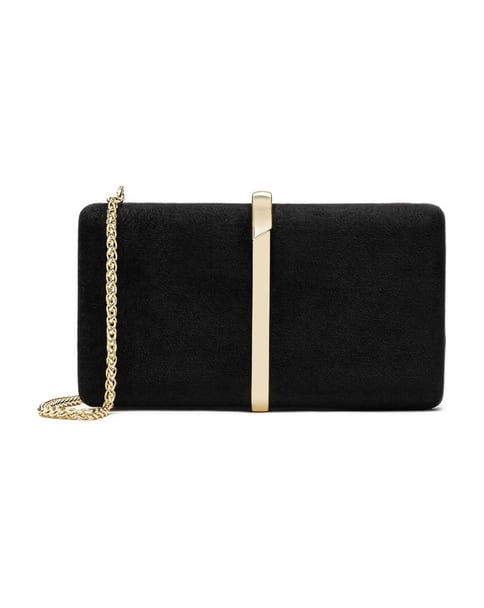 Schwarze Damen-Clutch-Tasche