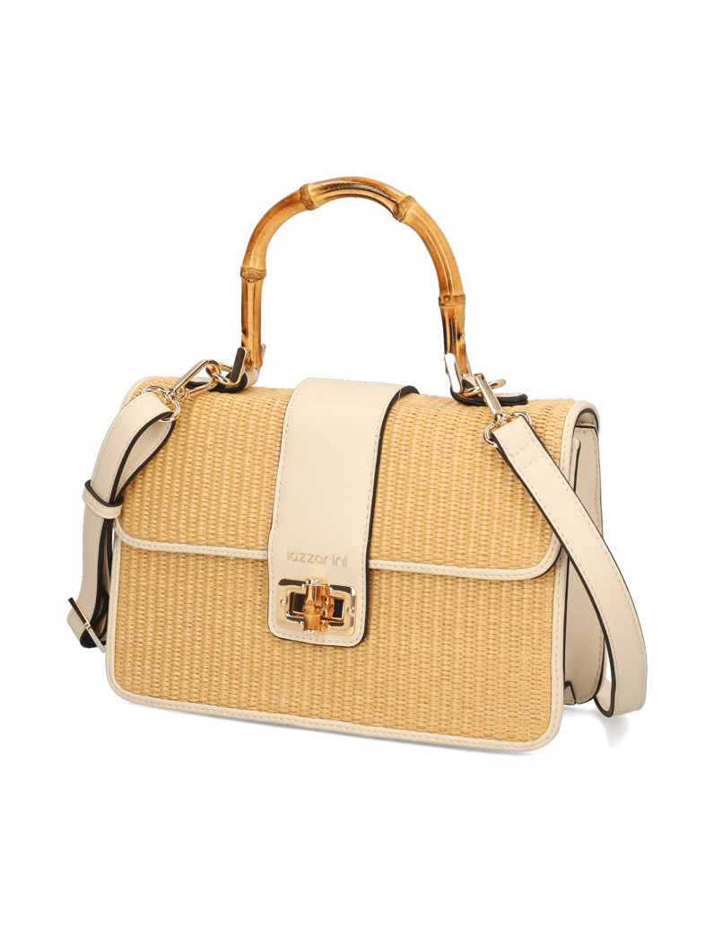 Lazzarini-Bast-Tasche-beige