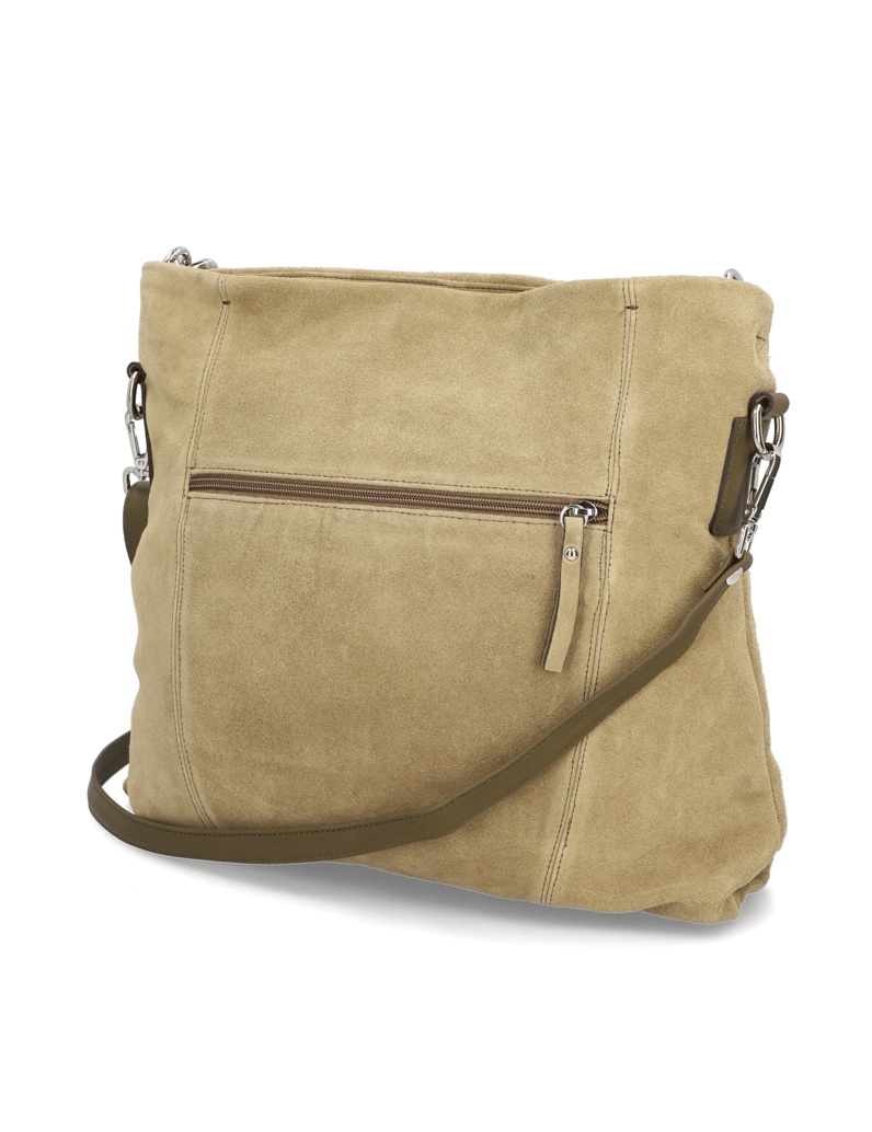 Lazzarini-Veloursleder-Hobo-Bag
