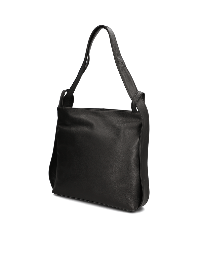 Lazzarini-Glattleder-Hobo-Bag-schwarz
