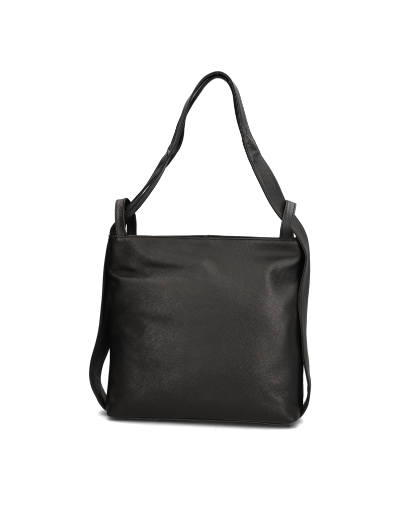 Lazzarini-Glattleder-Hobo-Bag-schwarz