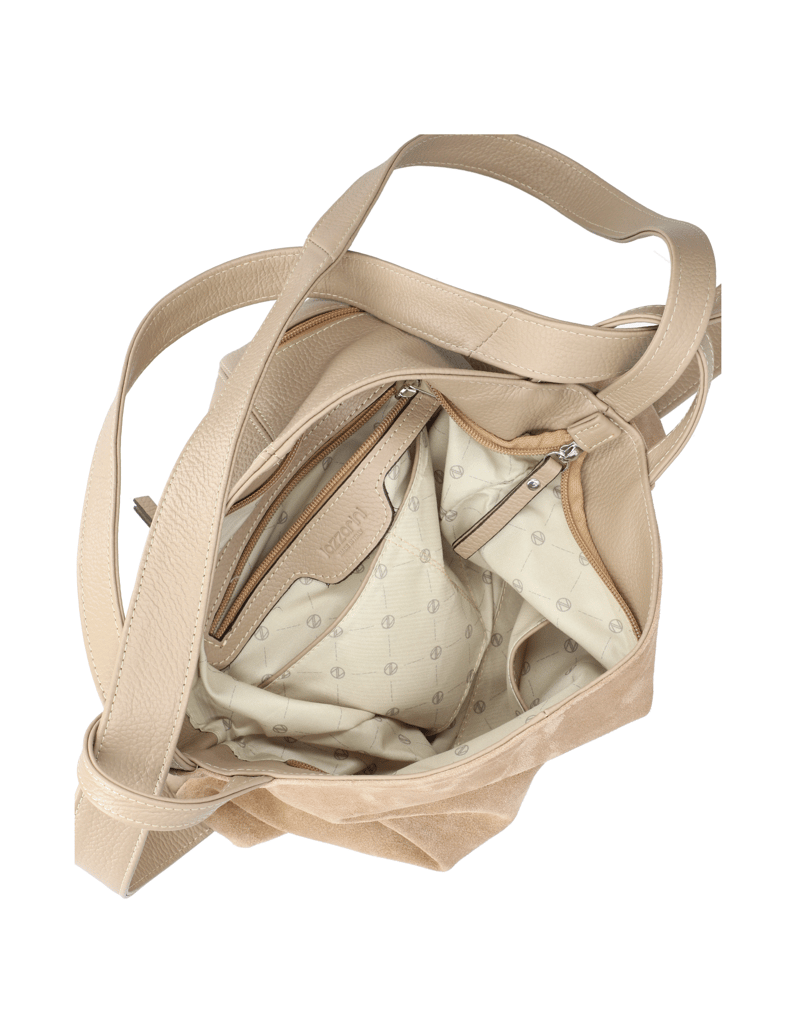 Lazzarini-Veloursleder-Hobo-Bag-schwarz