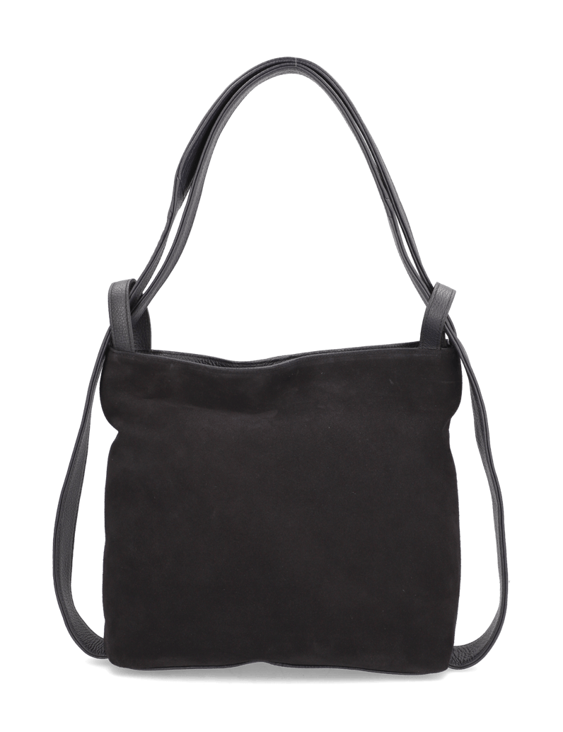Lazzarini-Veloursleder-Hobo-Bag-schwarz