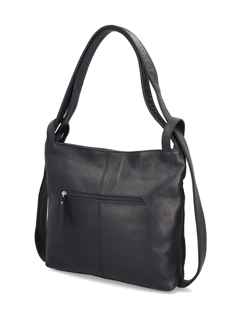 Lazzarini-Veloursleder-Hobo-Bag-schwarz