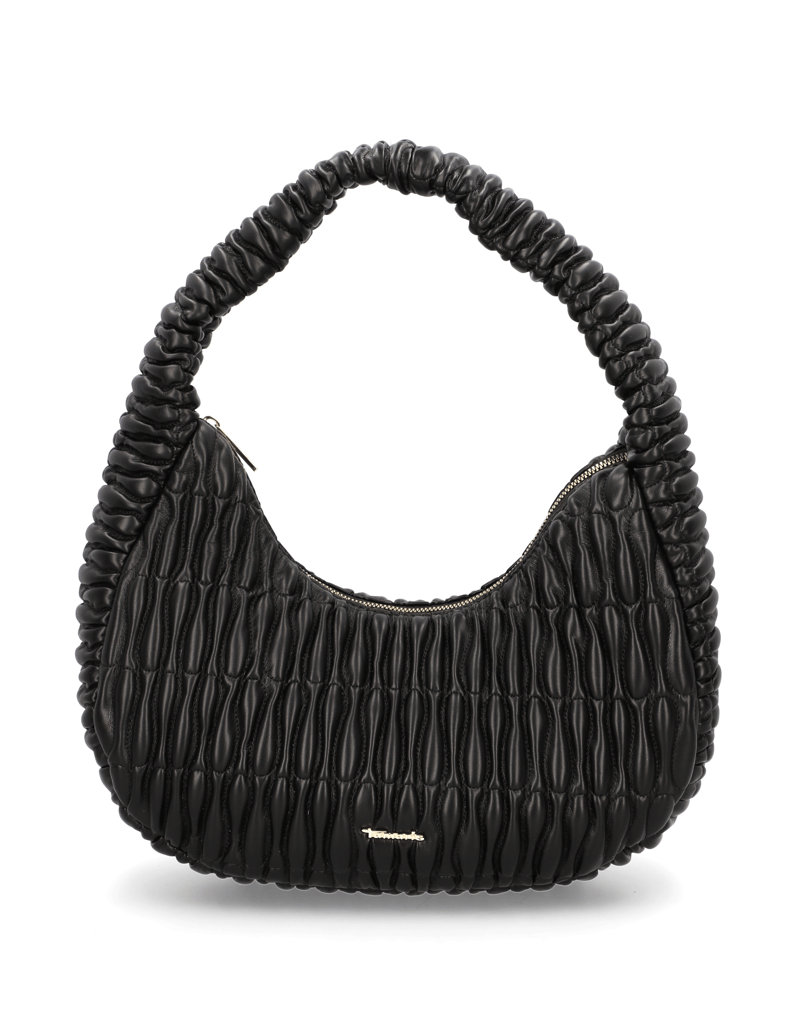 TAMARIS-Lederimitat-Hobo-Bag-schwarz