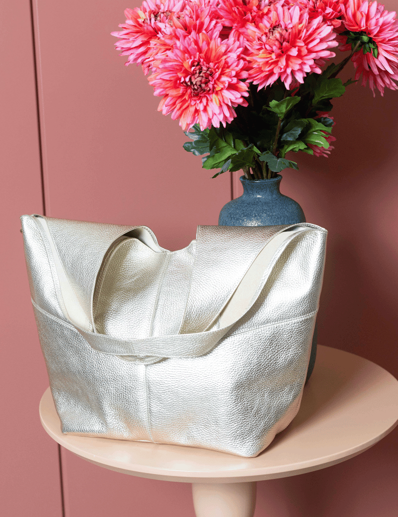 Pat-Calvin-Glattleder-Shopper-gold