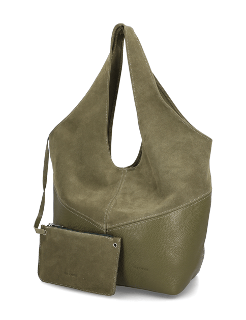 Veloursleder Shopper
