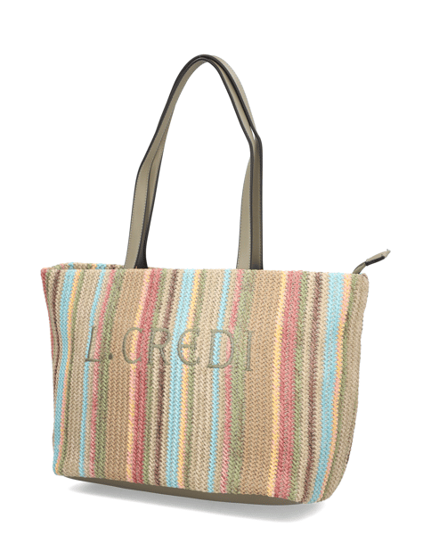 Raffia multicolored Shopper Ohana