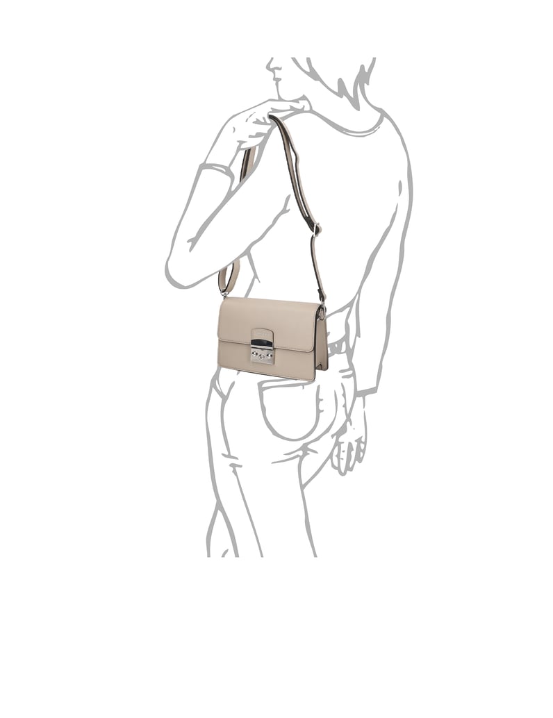 Lazzarini-Lederimitat-Mini-Bag-grau