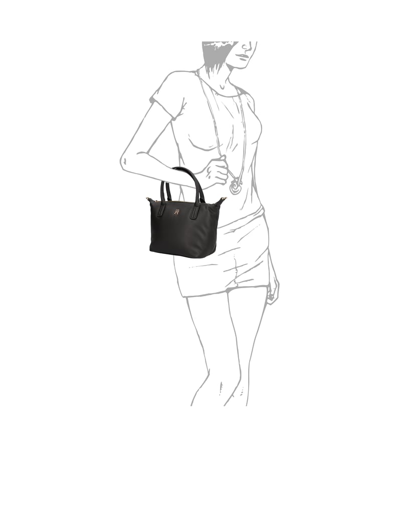 Tommy-Hilfiger-POPETTE-SOFT-MINI-TOTE,-BDS-schwarz