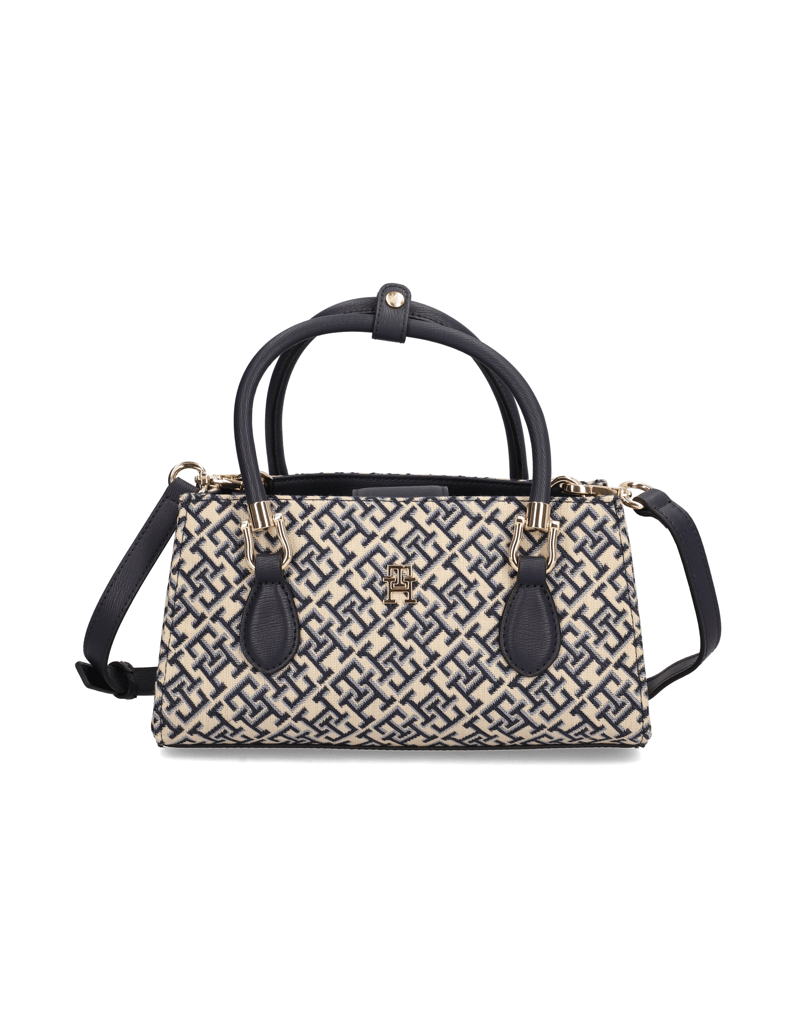 Tommy-Hilfiger-TH-GRACE-MINI-SATCHEL-JACQUARD-blau