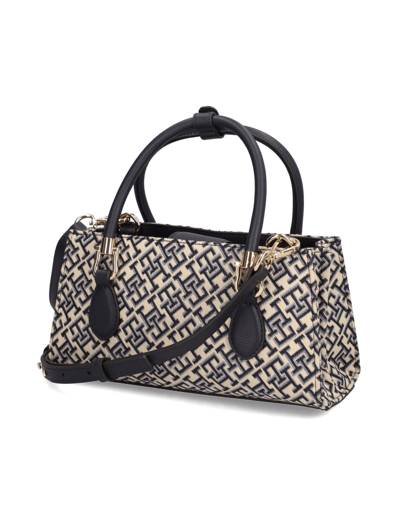 Tommy-Hilfiger-TH-GRACE-MINI-SATCHEL-JACQUARD-blau