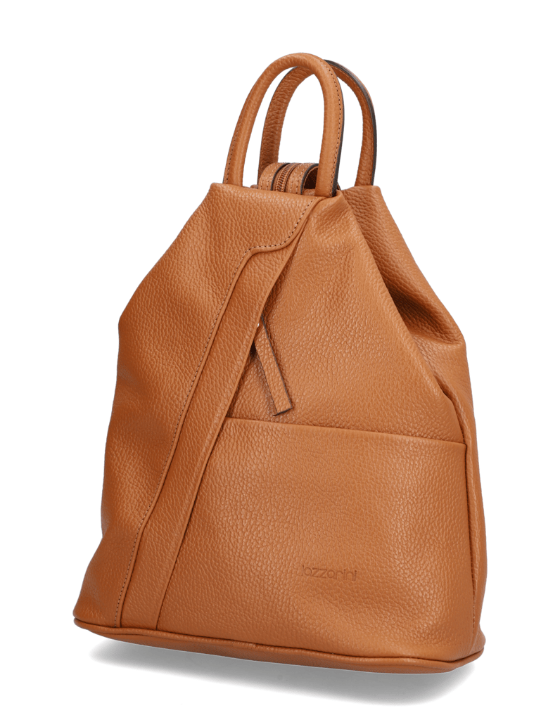 Lazzarini-Glattleder-Rucksack-schwarz