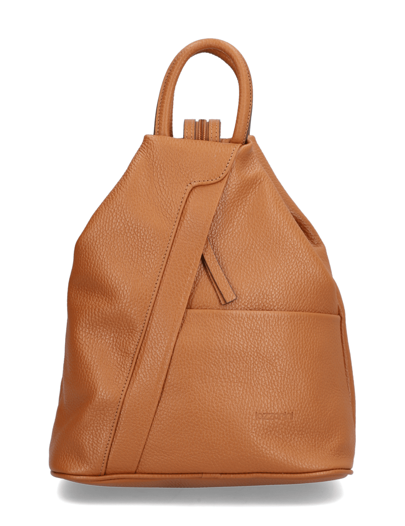 Lazzarini-Glattleder-Rucksack-schwarz