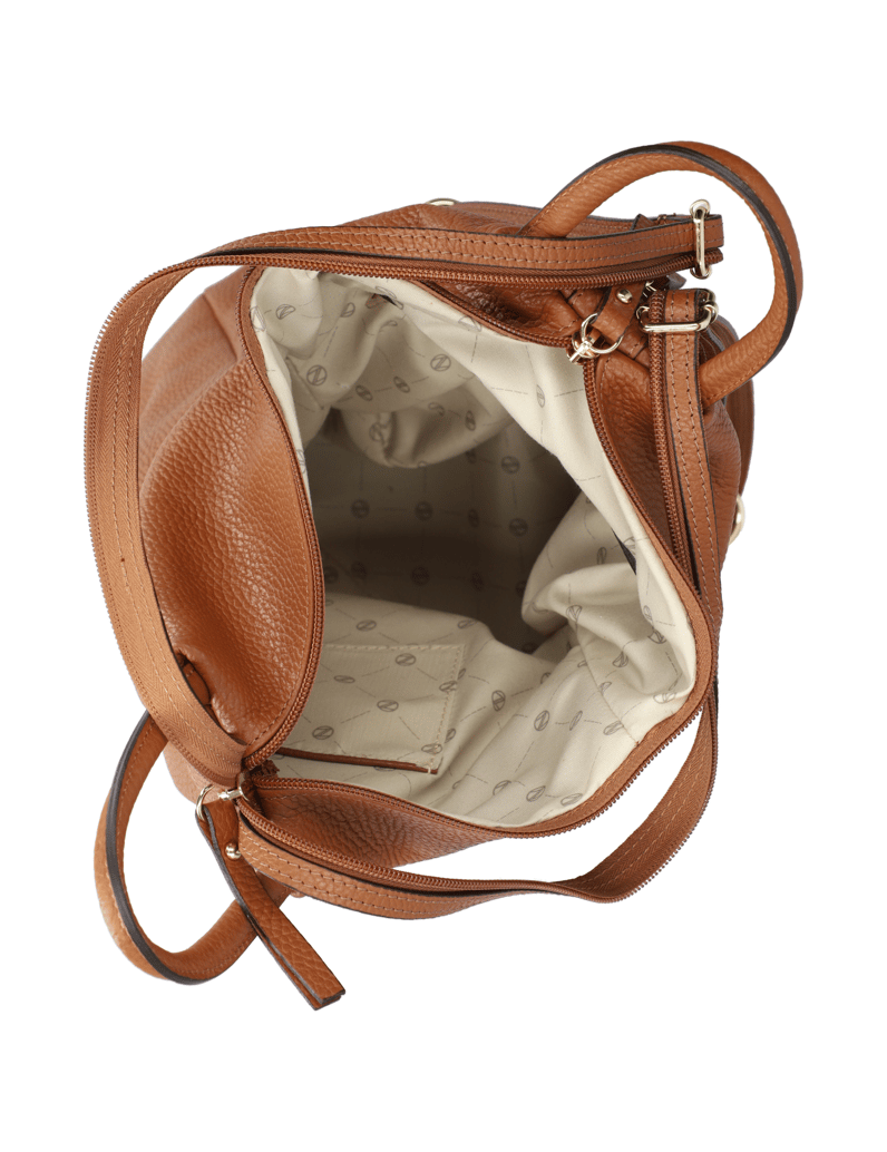 Lazzarini-Glattleder-Rucksack-schwarz