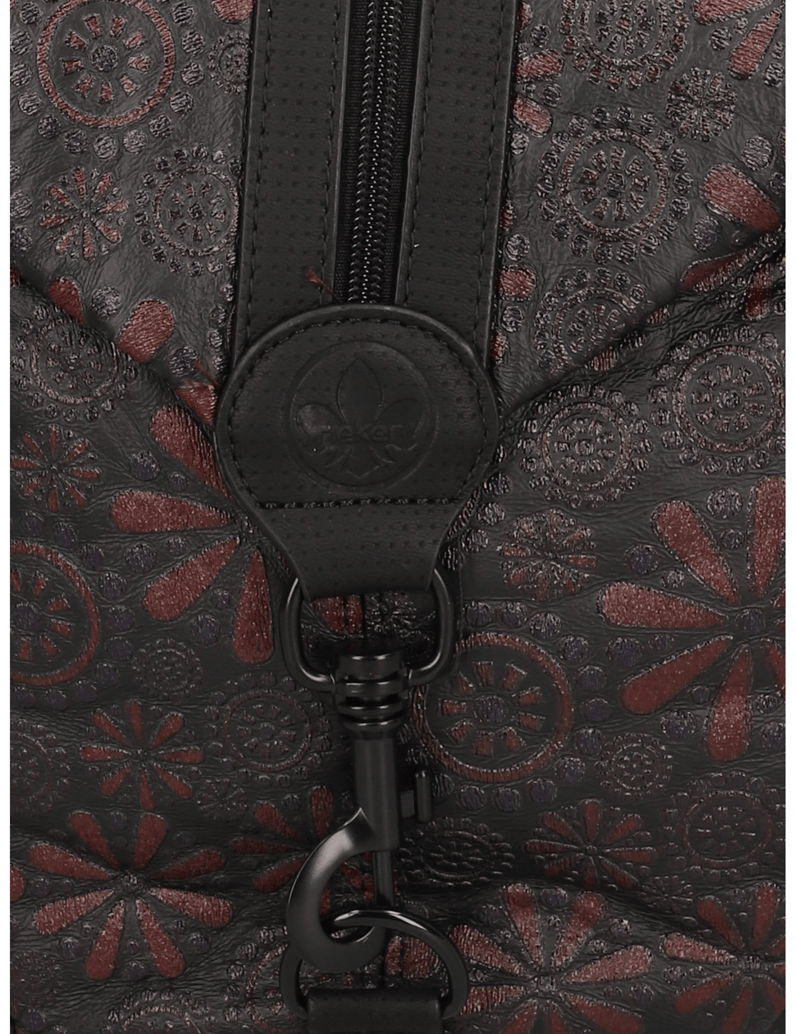 Rieker-Lederimitat-Rucksack-schwarz