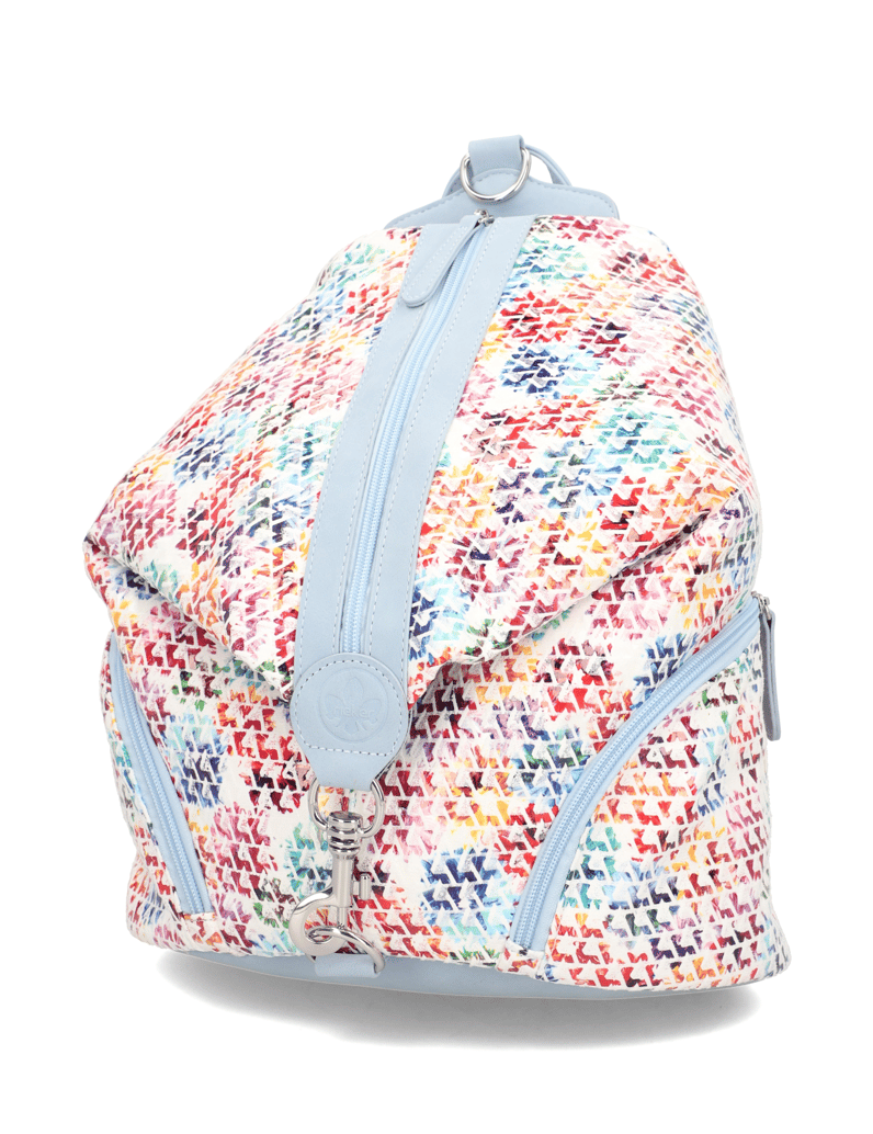 Rieker-Textil-Rucksack-schwarz