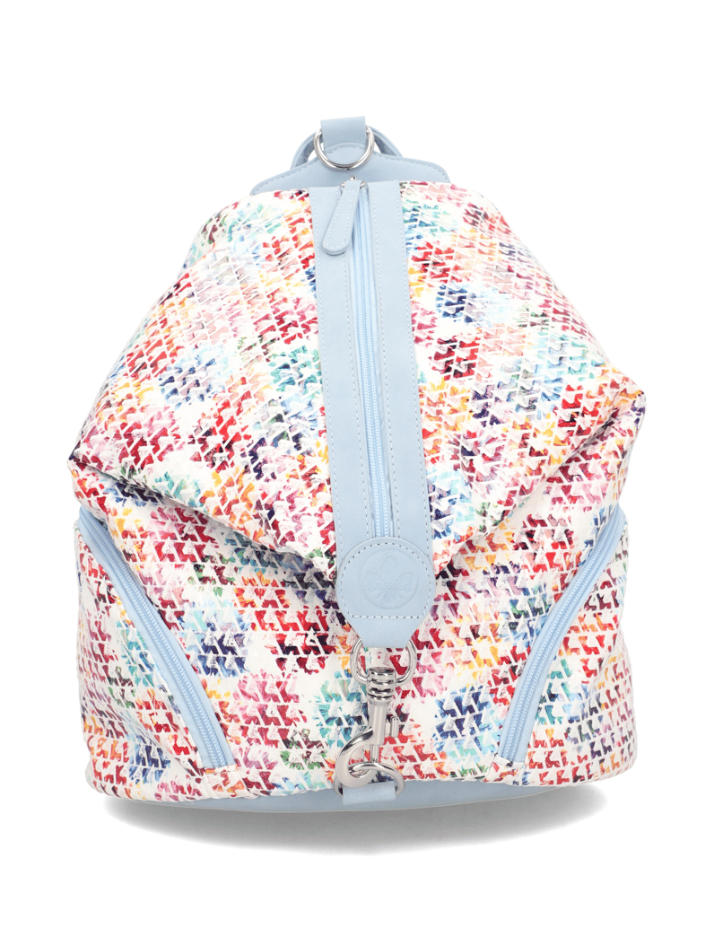 Rieker-Textil-Rucksack-schwarz