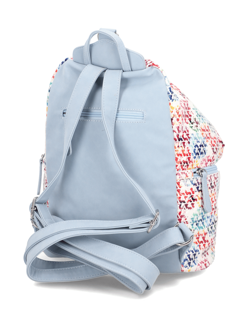 Rieker-Textil-Rucksack-schwarz