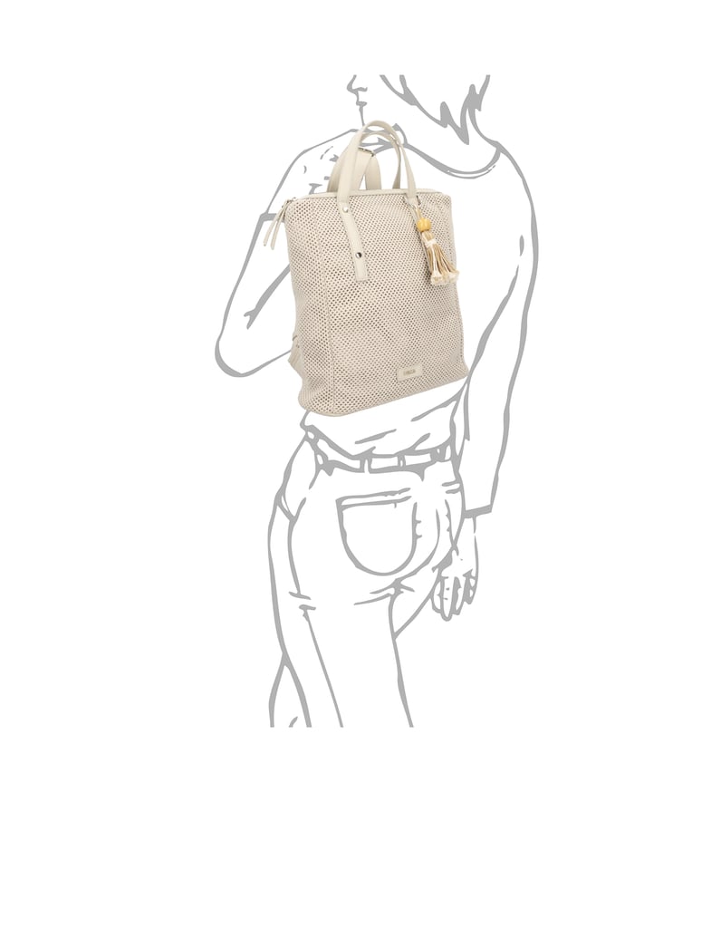 DELKA-Rucksack-beige