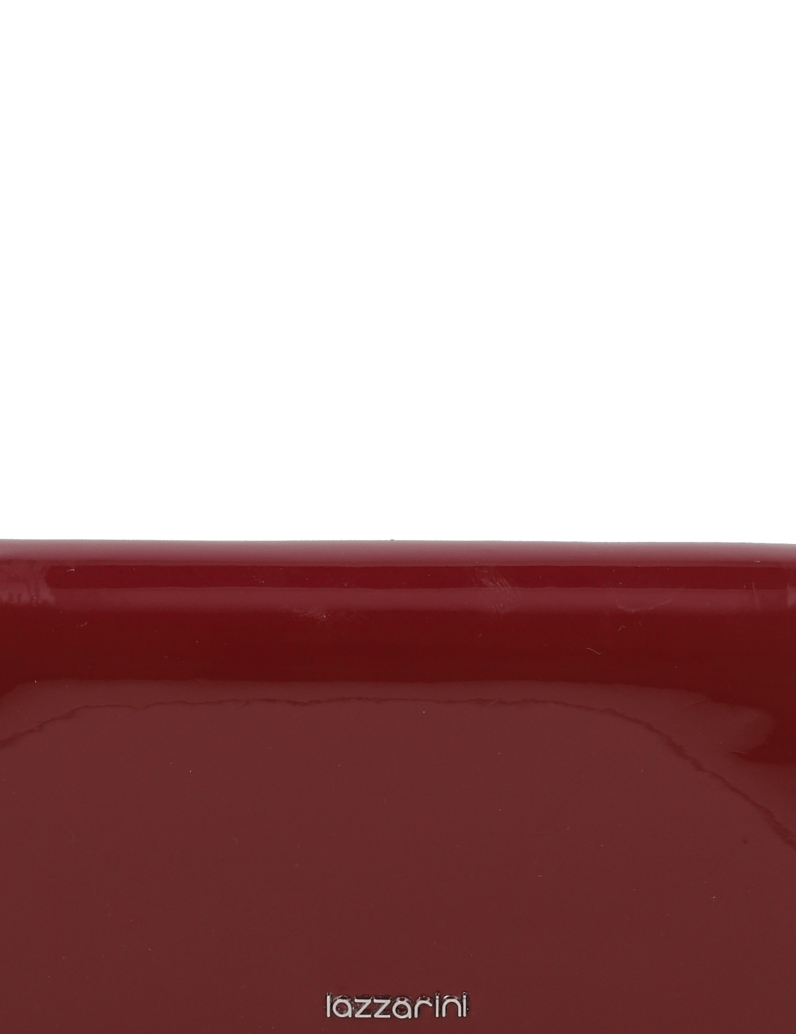 Lazzarini-Synthetik-Lack-Clutch-schwarz