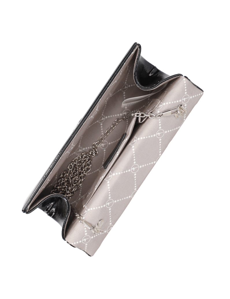TAMARIS-Synthetik-Lack-Clutch-schwarz