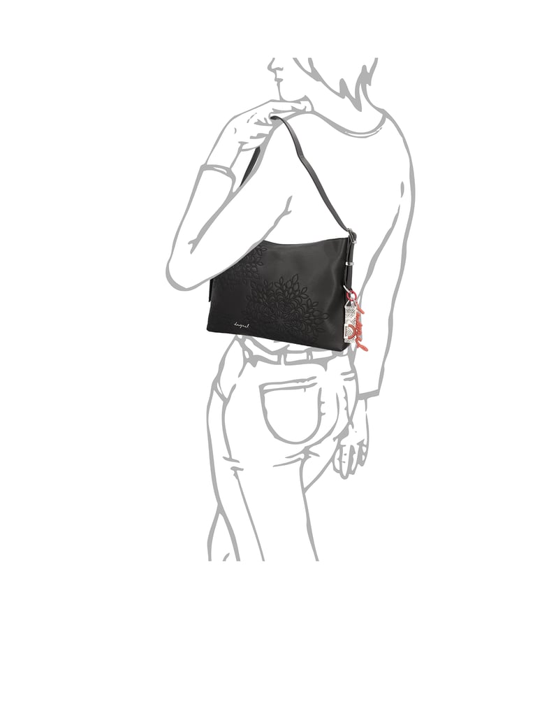 DESIGUAL-Tasche-schwarz