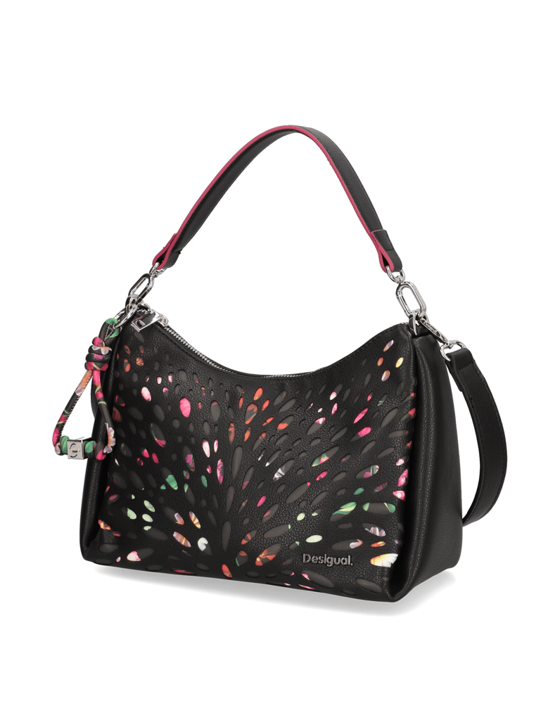 DESIGUAL-Lederimitat-Crossover-schwarz