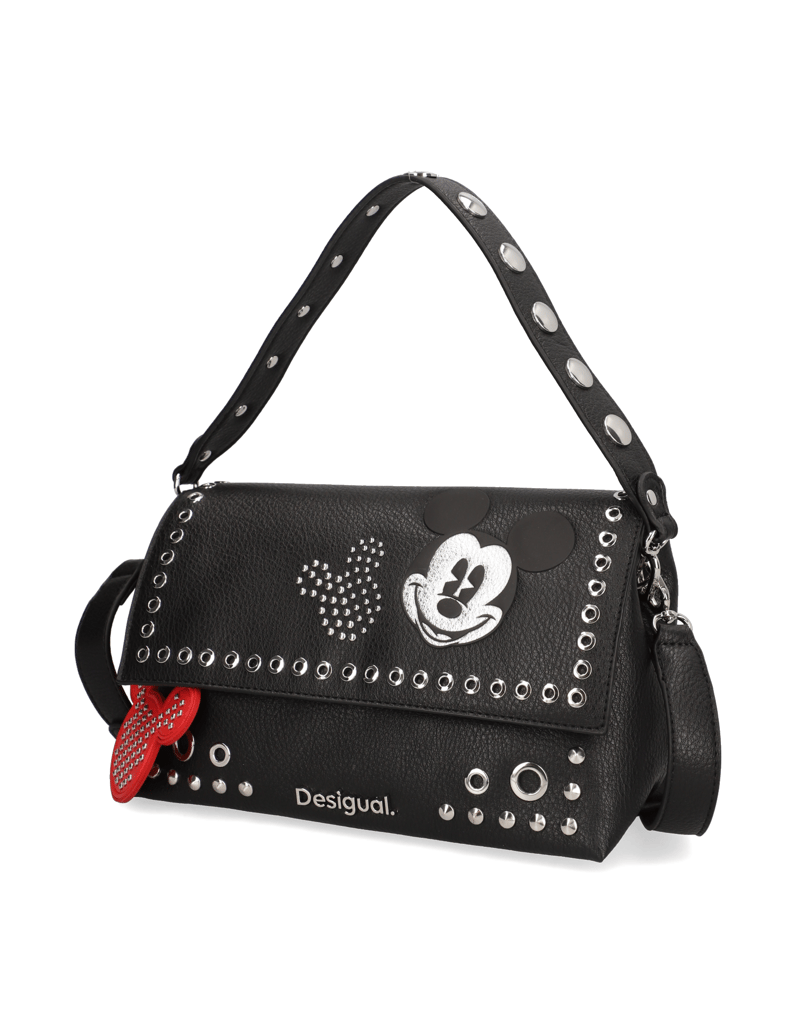 DESIGUAL-Lederimitat-Crossover-schwarz