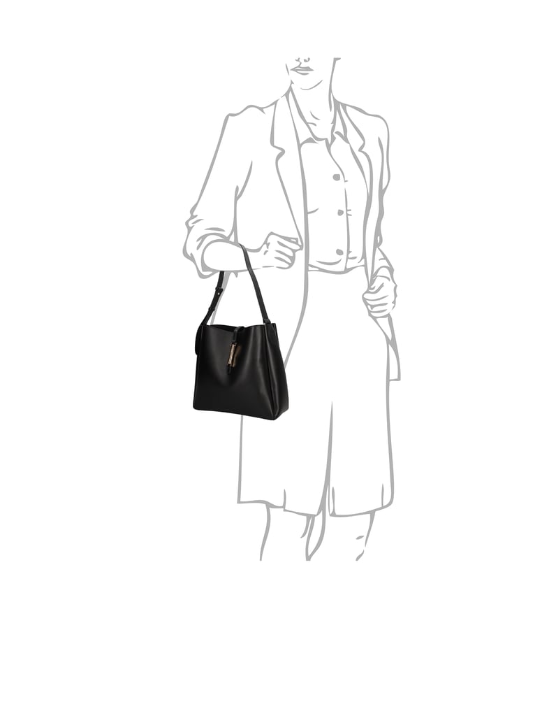 Seidenfelt-Loviisa-Crossbody-Hobo-schwarz