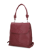 DESIGUAL Lederimitat Rucksack rot