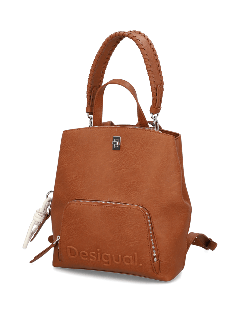 DESIGUAL-Lederimitat-Rucksack