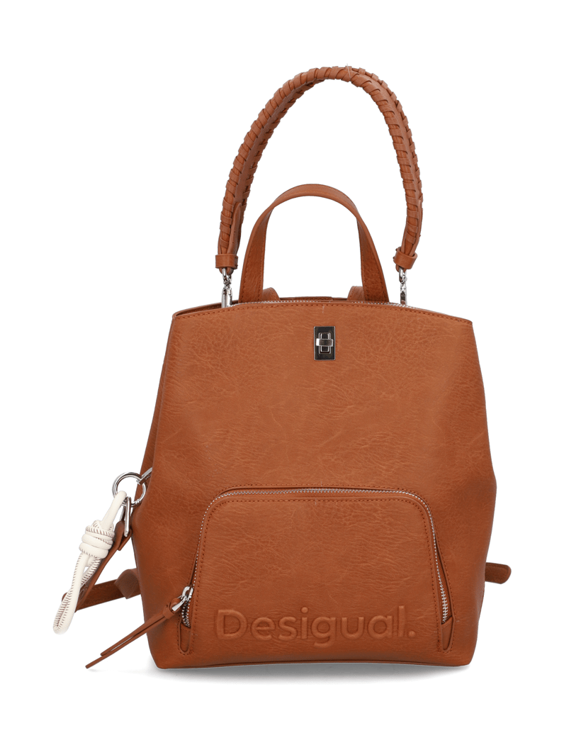 DESIGUAL-Lederimitat-Rucksack