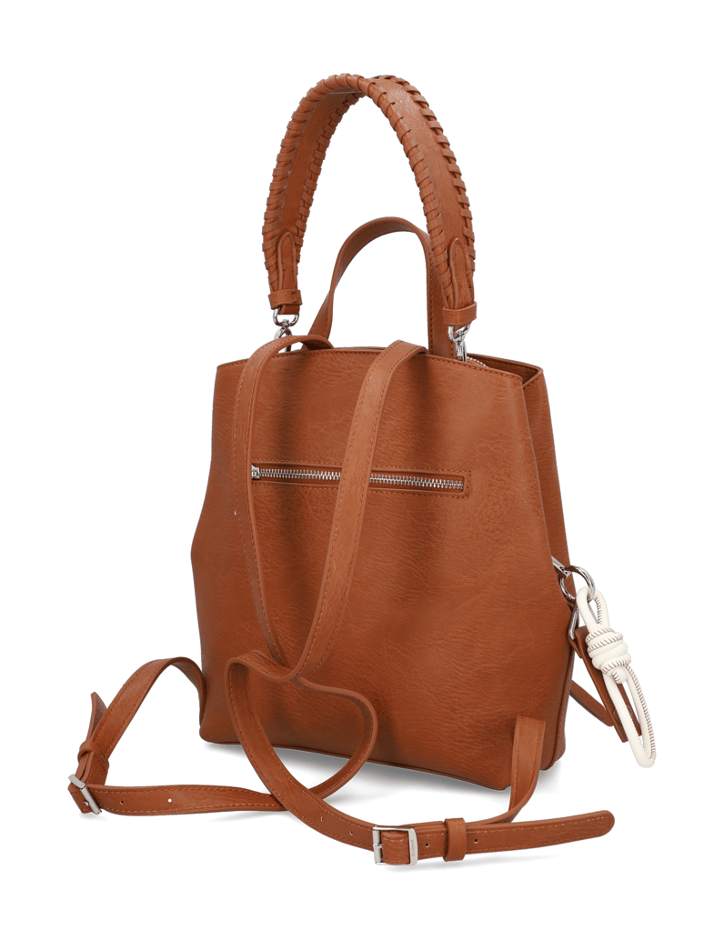 DESIGUAL-Lederimitat-Rucksack