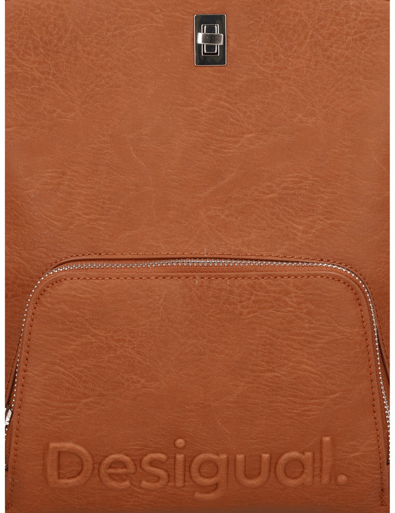 DESIGUAL-Lederimitat-Rucksack