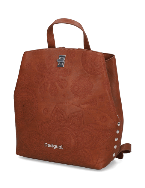 Lederimitat Rucksack