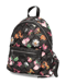 DESIGUAL Lederimitat Rucksack schwarz