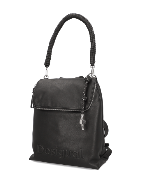 Lederimitat Rucksack