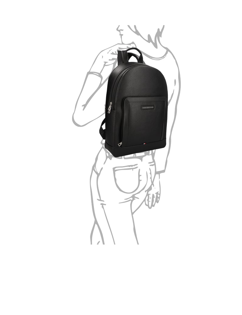 Tommy-Hilfiger-TH-CENTRAL-BACKPACK-schwarz