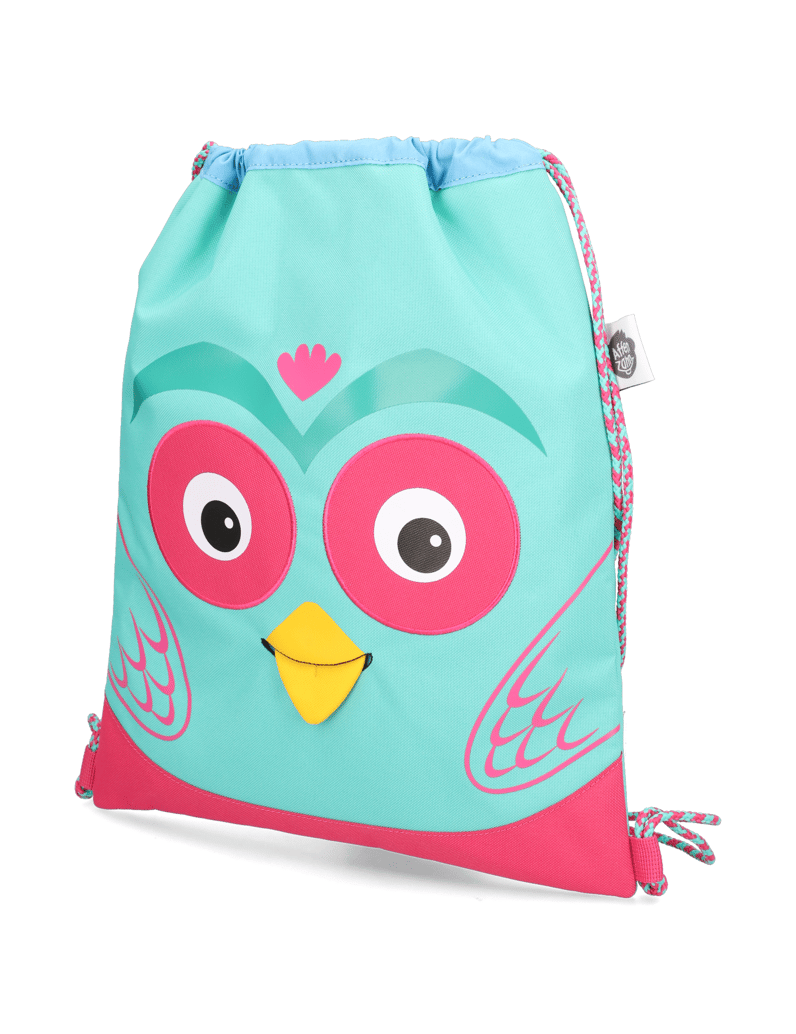 Affenzahn-Turnbeutel-Eule-türkis