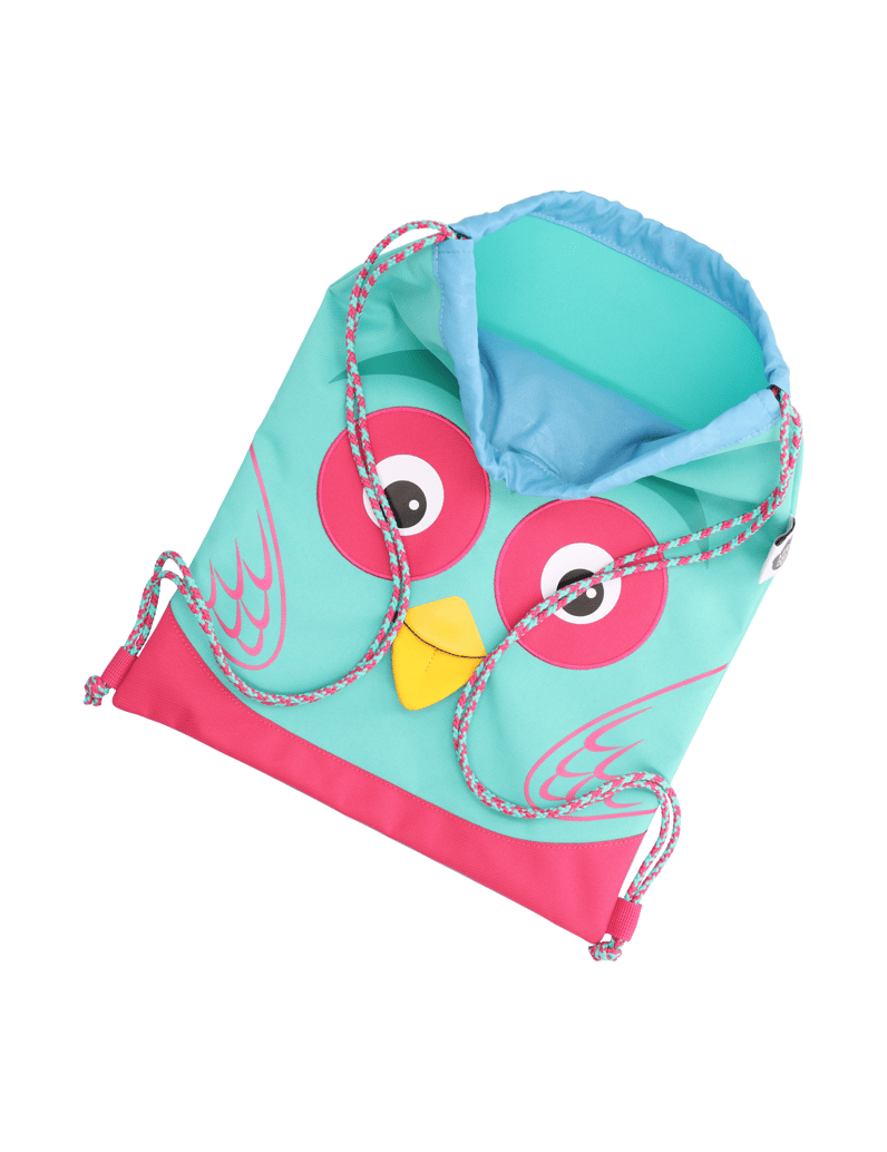 Affenzahn-Turnbeutel-Eule-türkis