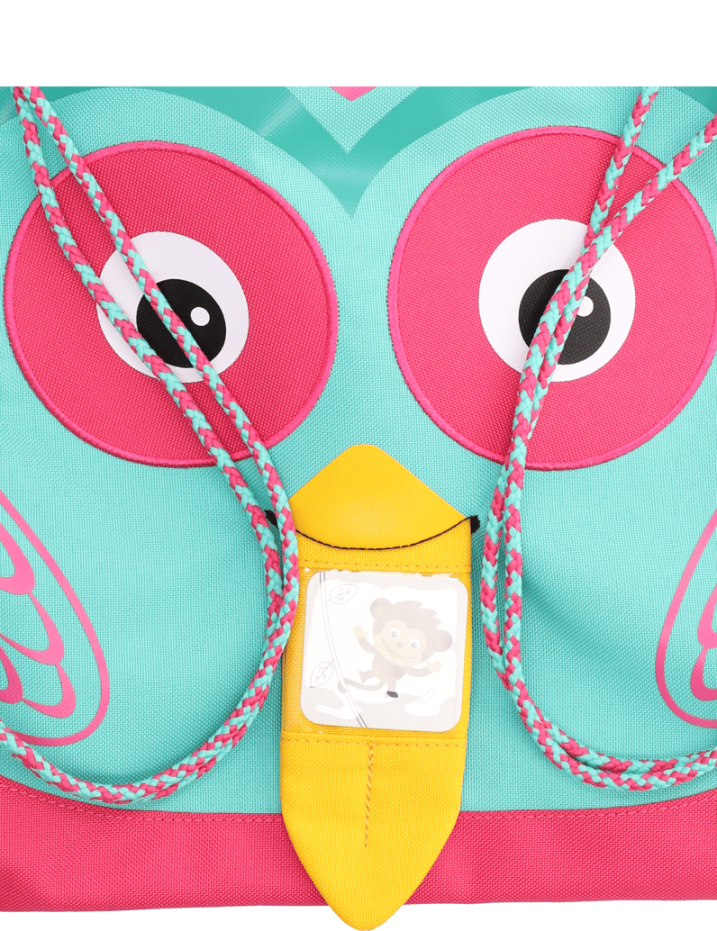 Affenzahn-Turnbeutel-Eule-türkis