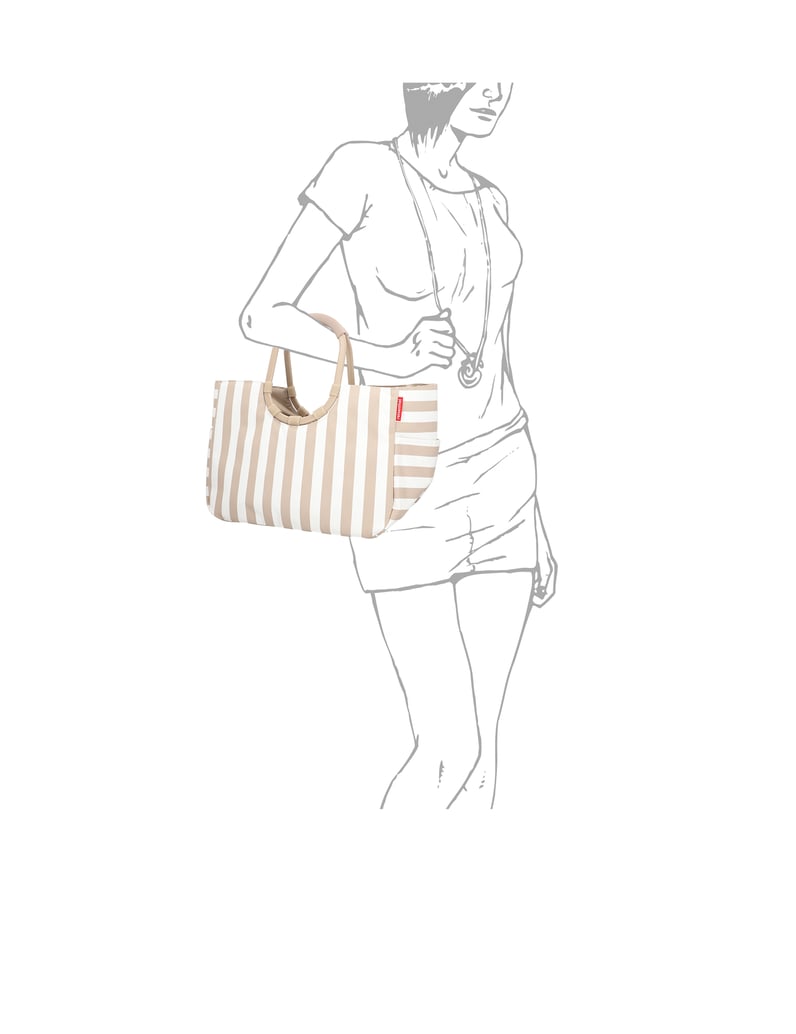 REISENTHEL-loopshopper-L-summerstripes-coffee-braun