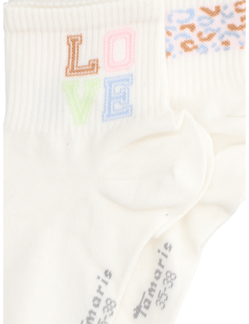 TAMARIS-COMFORT-LOVE-LEO-TENNIS-QUARTER-2P-weiss