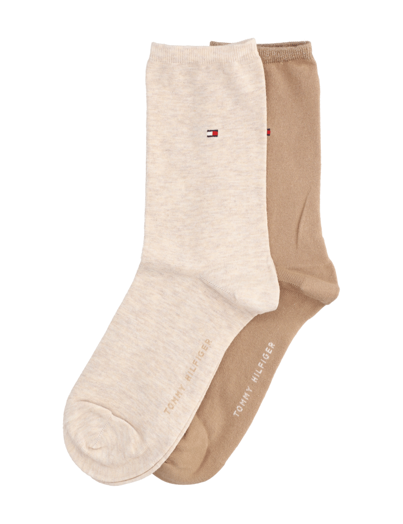 Tommy-Hilfiger-TH-WOMEN-SOCK-CASUAL-2P-beige